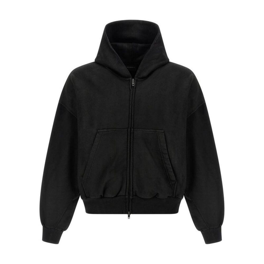 Balenciaga Black Cotton Men's Sweatshirt